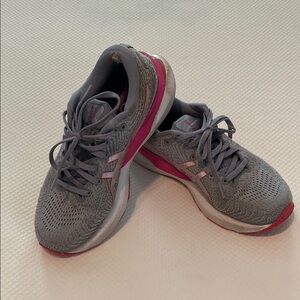 ASICS Gel Cumulus Pink Gray Running Jogging Walking Trainers Shoes Size 6.5